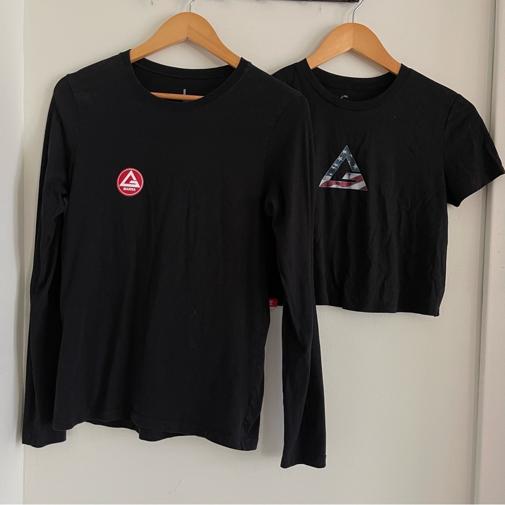 Bwear Black Long Sleeve Tee with Logo
